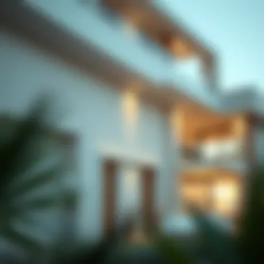 Contemporary Architectural Features in Dubai Contemporary architectural features of a Dubai residence