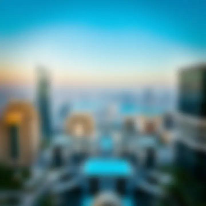 Breathtaking Dubai Skyline from Mar Casa Panoramic view of Dubai skyline from Mar Casa