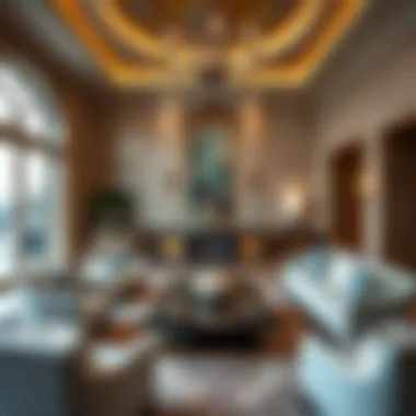 Opulent interior of a luxury home in Dubai