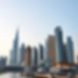 Dubai skyline showcasing modern architecture