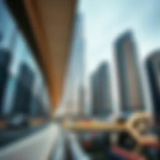 Architectural view of Opal Tower in Business Bay