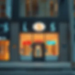 Contemporary storefront in Dubai showcasing a small business opportunity