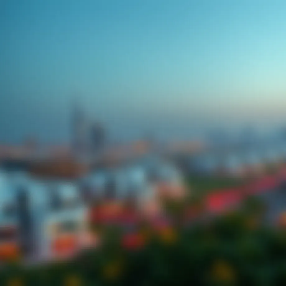 Panoramic view of Palmview showcasing modern architecture