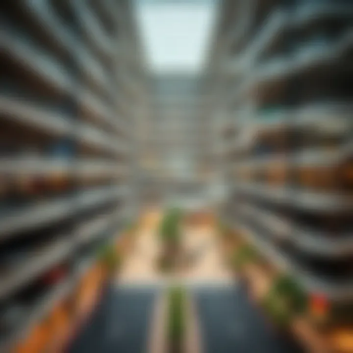 Comprehensive View of Parking Areas at Dubai Mall Overview of Dubai Mall parking structure