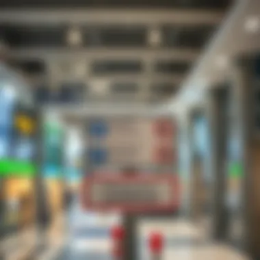 Informative Signage for Easy Navigation Signage guiding visitors to parking zones