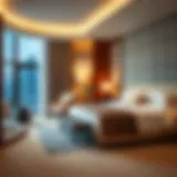 Luxurious suite at Rotana Hotel