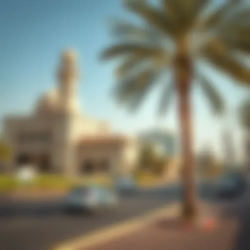 Historical landmark along Sheikh Rashid Road