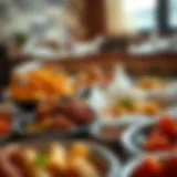 Authentic Iraqi dishes served beautifully