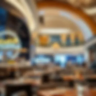 Diverse dining options available at a Dubai mall