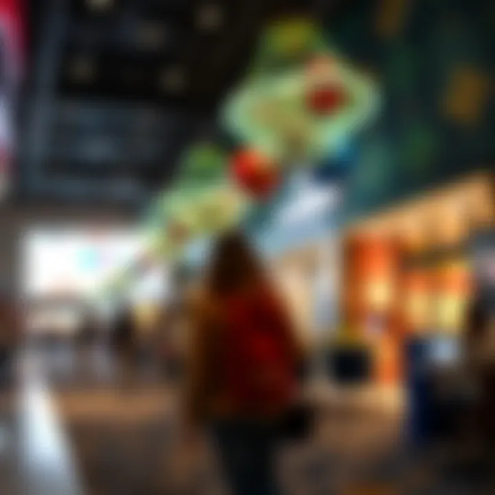 Entertainment facilities within a Dubai shopping venue