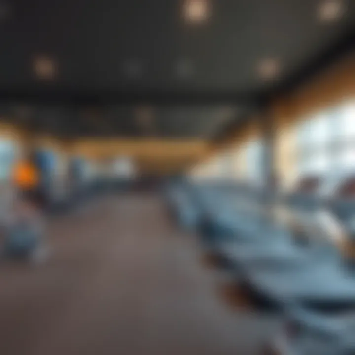 Modern amenities of a fitness center in Damac Hills community