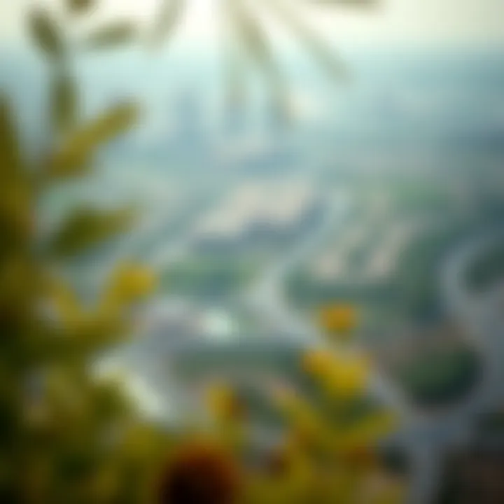 Panoramic landscape of Joury Hills highlighting the integration of nature and residential spaces.