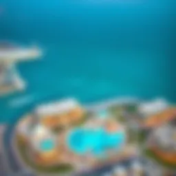 Aerial view of Danube Al Furjan showcasing modern architecture