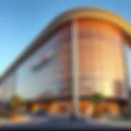Stunning exterior view of Jumeirah Mall showcasing its architectural elegance