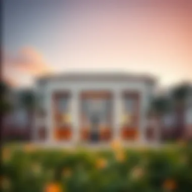 Exterior view showcasing the magnificent architecture of the library