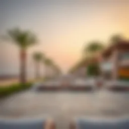 Luxurious beachfront resort in Fujairah