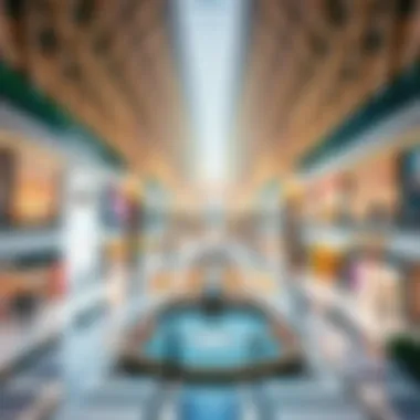 An expansive layout illustrating the mall's vast commercial space