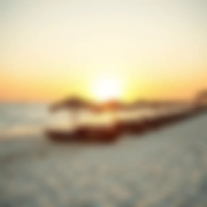 Idyllic Beaches for Relaxation and Exploration Relaxing beach scene ideal for UAE residents