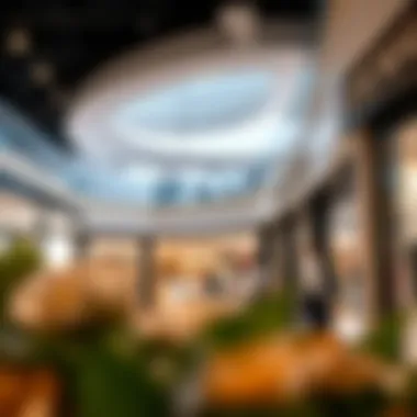 Interior Retail Space at Eye Mall Interior shot of a vibrant retail space within Eye Mall, highlighting unique shopping experiences