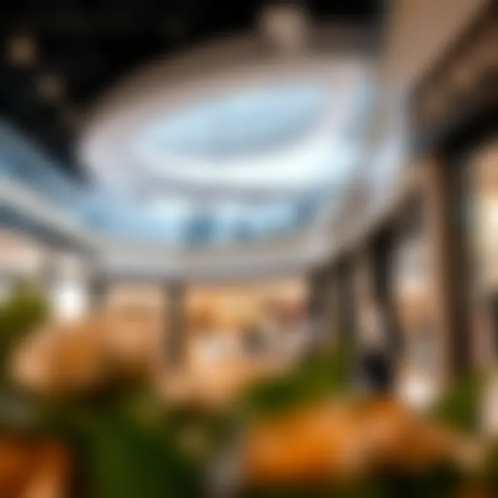 Interior Retail Space at Eye Mall Interior shot of a vibrant retail space within Eye Mall, highlighting unique shopping experiences