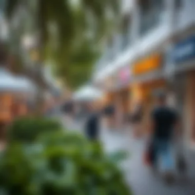 Outdoor Community Engagement at Eye Mall A bustling outdoor area at Eye Mall featuring community events and lifestyle amenities