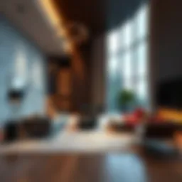 Interior layout showcasing the fluid design of the Forte floor plan