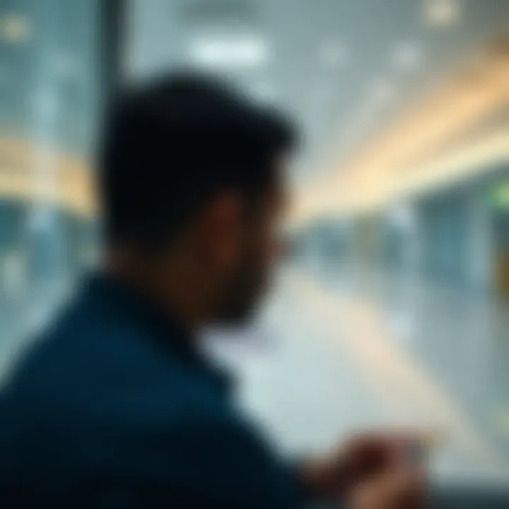 Online immigration status check in UAE