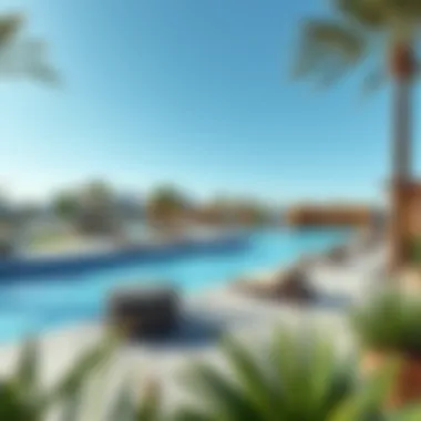 Vibrant community spaces and amenities within Icon Bay