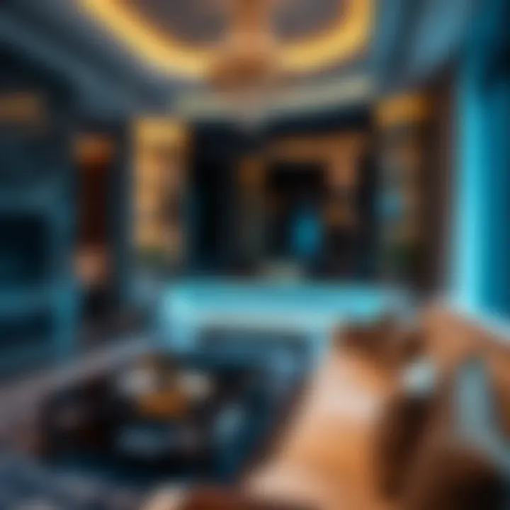 A luxurious apartment interior reflecting Dubai's opulence