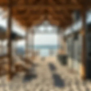 Facilities available for visitors at Mangrove Beach