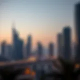 Stunning skyline of Dubai showcasing luxury developments