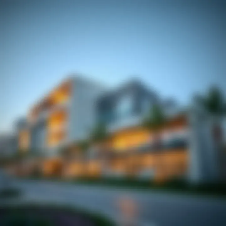 Modern architecture of a Mashreq Elite project