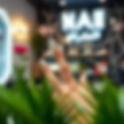 Trendy nail art designs showcasing creativity and style