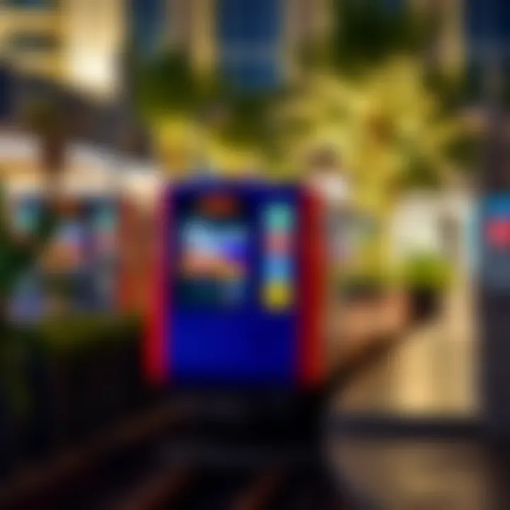 Amenities near the metro station