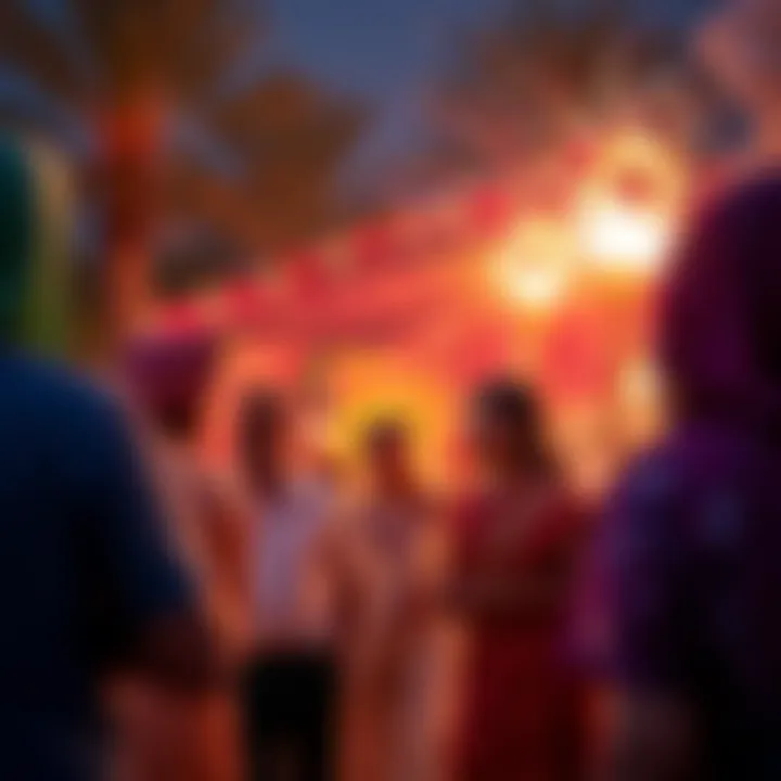 Vibrant community gathering during UAE June festivities