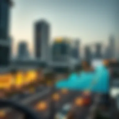 Market Trends in Dubai Real Estate Market analysis graphic depicting investment trends in Dubai real estate