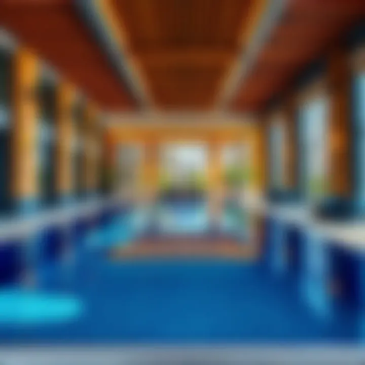 Amenities available in Platinum Residence including pool and gym