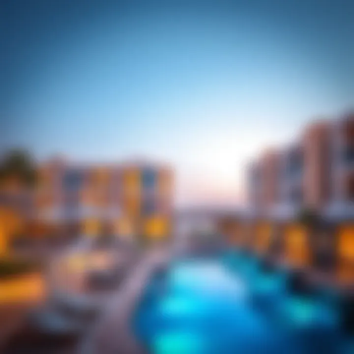 Luxurious residential community with modern amenities