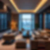 Luxurious apartment interiors showcasing modern design