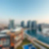 A panoramic view of South Bay Dubai showcasing modern architecture