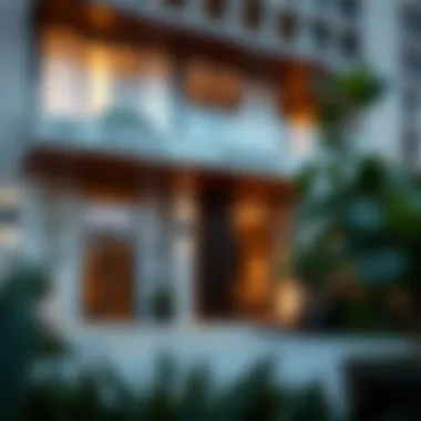 St. Regis Residences exterior showcasing modern architectural design