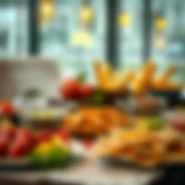 Healthy suhoor options on a table