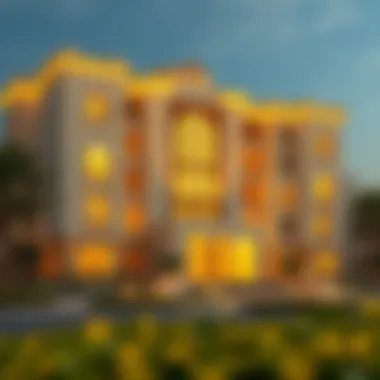 Notable The Structure of the Golden Residence in the UAE
