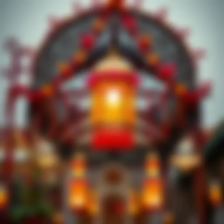 Traditional decorations showcasing the festive spirit of Eid