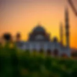 Jumeirah Mosque at Sunset Stunning view of Jumeirah Mosque at sunset