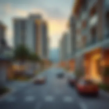 Luxury Living in Dubai Luxurious residential area in Dubai illustrating lifestyle options