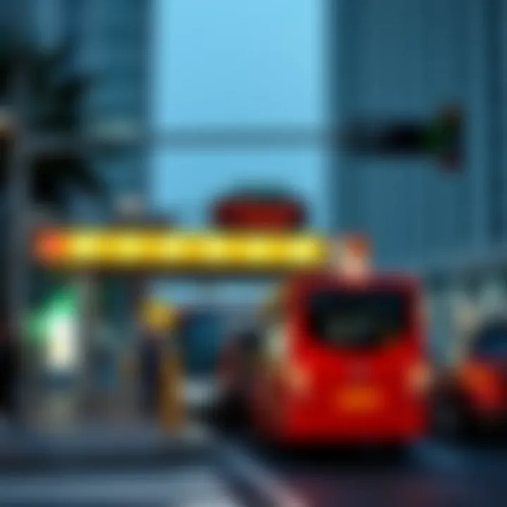 Public transport connections near Jaddaf