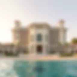 Stunning exterior view of Address Beach Resort showcasing unique architectural design