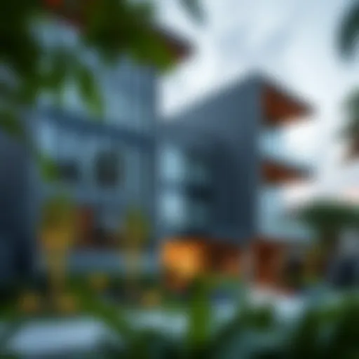 Stunning exterior view of Upper House by Ellington showcasing its modern design